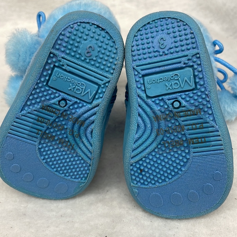Max collection new winter boots baby girls sz 3 - Picture 6 of 6